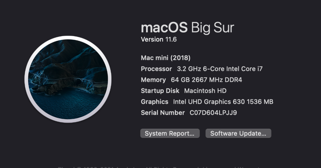 Mac mini 2018